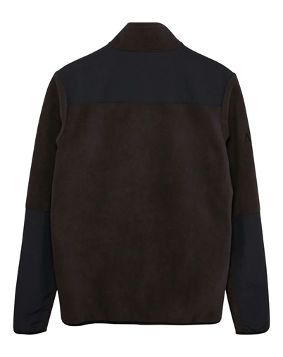 Halo - Blocked Zip Fleece - Chocolate Torte